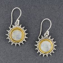 Moonstone Drop Earrings