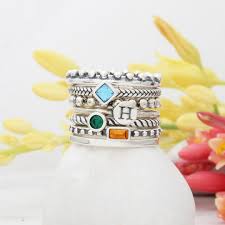 Stackable Gemstone Rings